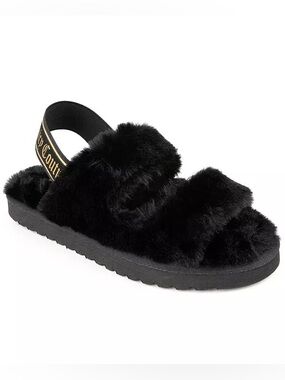 Juicy Couture Faux Fur Slippers